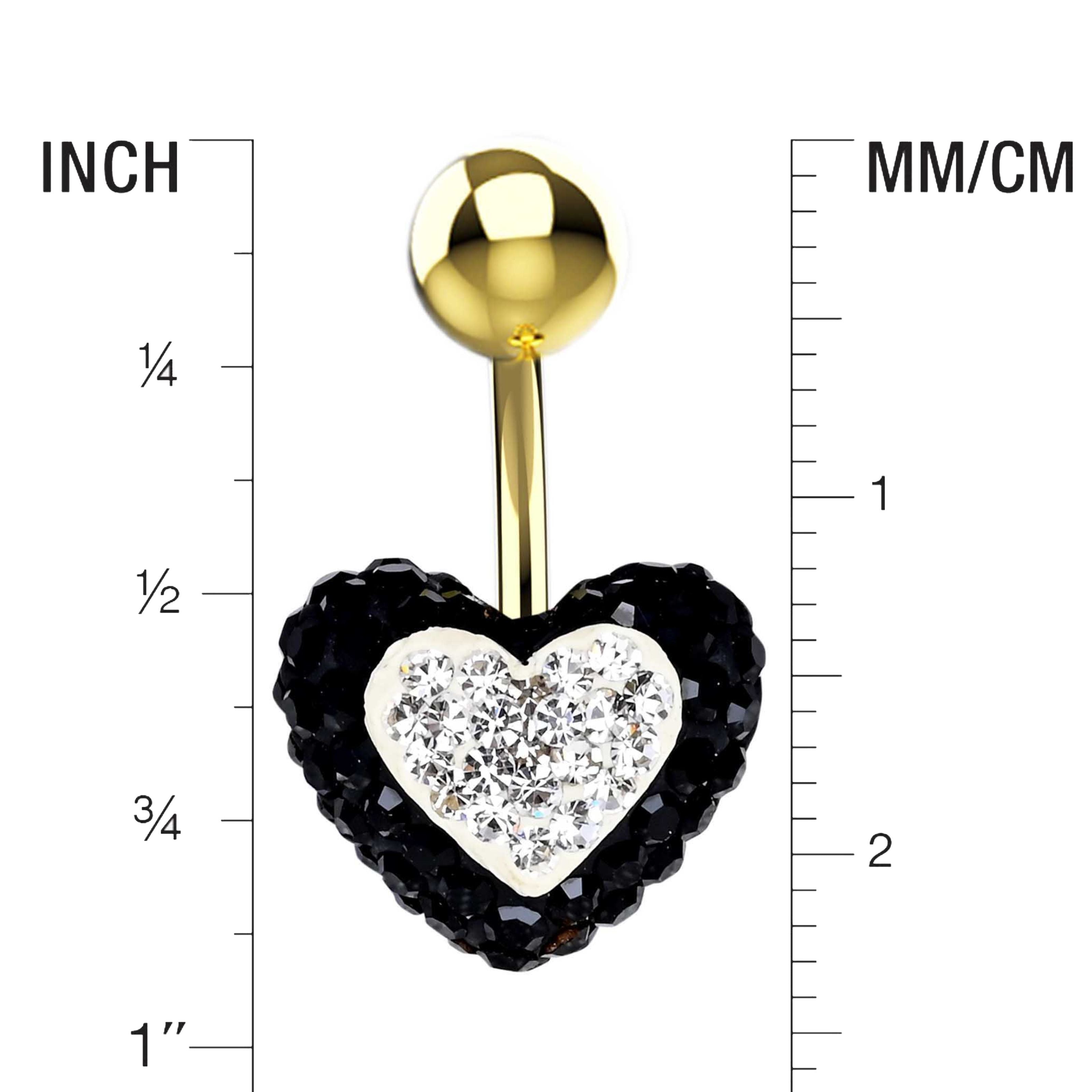 Belly Button Ring Piercing - Size Guide