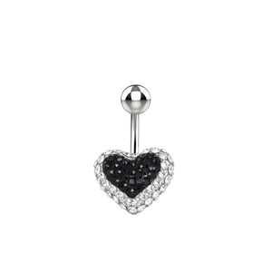 Unique Belly Button Jewelry - Heart-Shaped Navel Belly Rings Online India