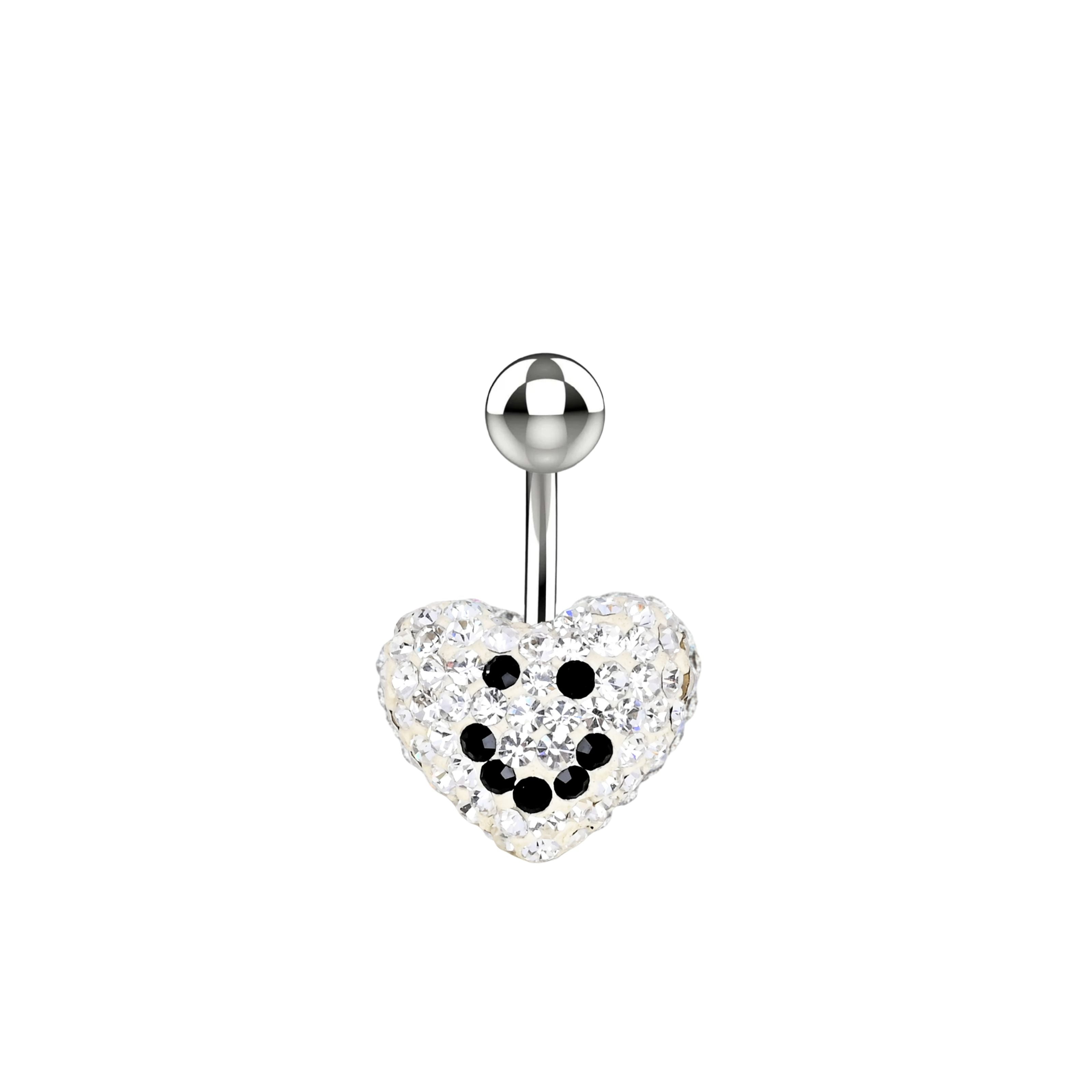 Silver belly button rings for women