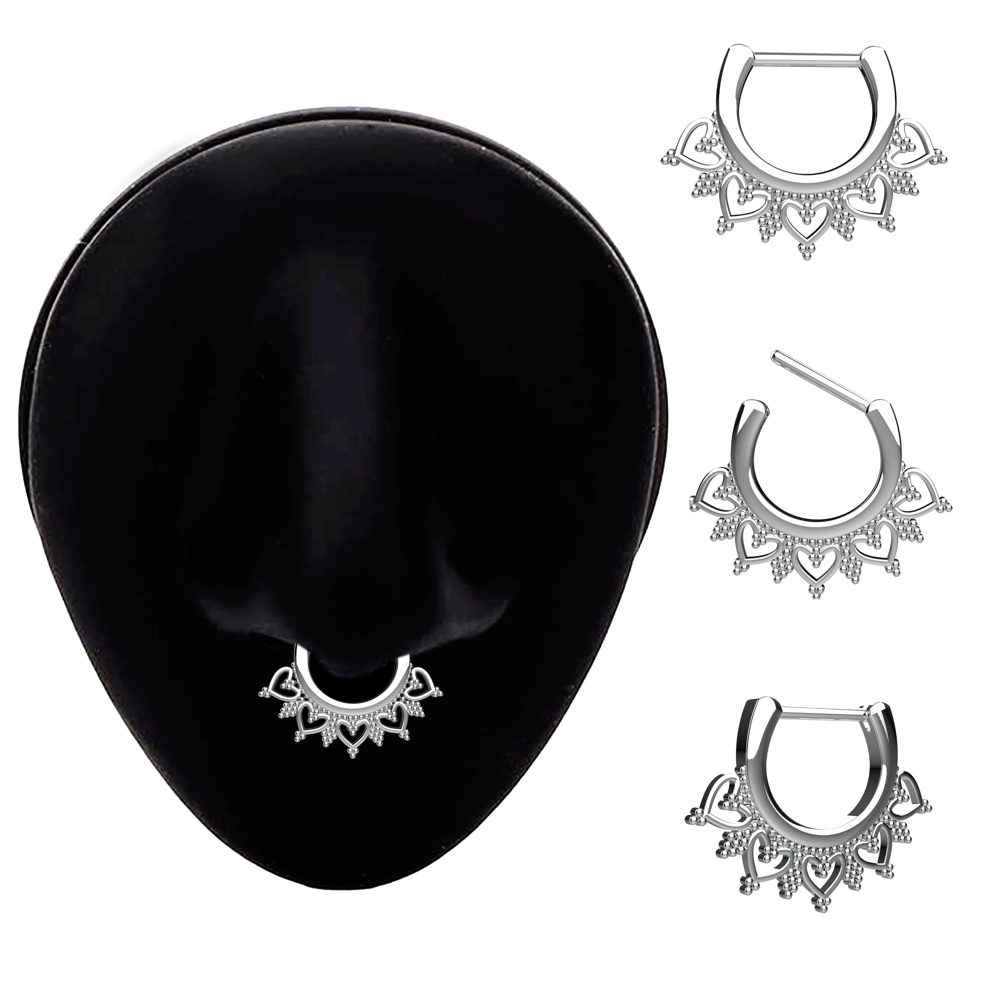 ethnic septum jewellery - 
septum ring for pierced nose
