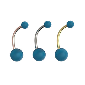Acrylic Belly Button Ring - Gold Plated Belly Ring - IndoLibas