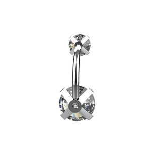 Belly Button Ring - Crystal Navel Piercing Jewelry for Women - IndoLibas
