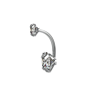 Belly Button Ring - Crystal Navel Piercing Jewelry for Women - IndoLibas