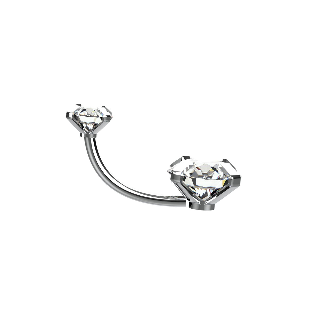 Belly Button Ring - Crystal Navel Piercing Jewelry for Women - IndoLibas