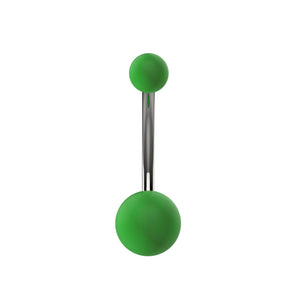 Belly Button Ring – Green Acrylic Navel Piercing Jewelry - IndoLibas