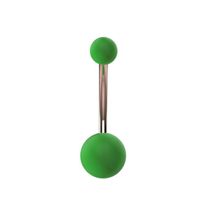 Belly Button Ring – Green Acrylic Navel Piercing Jewelry - IndoLibas