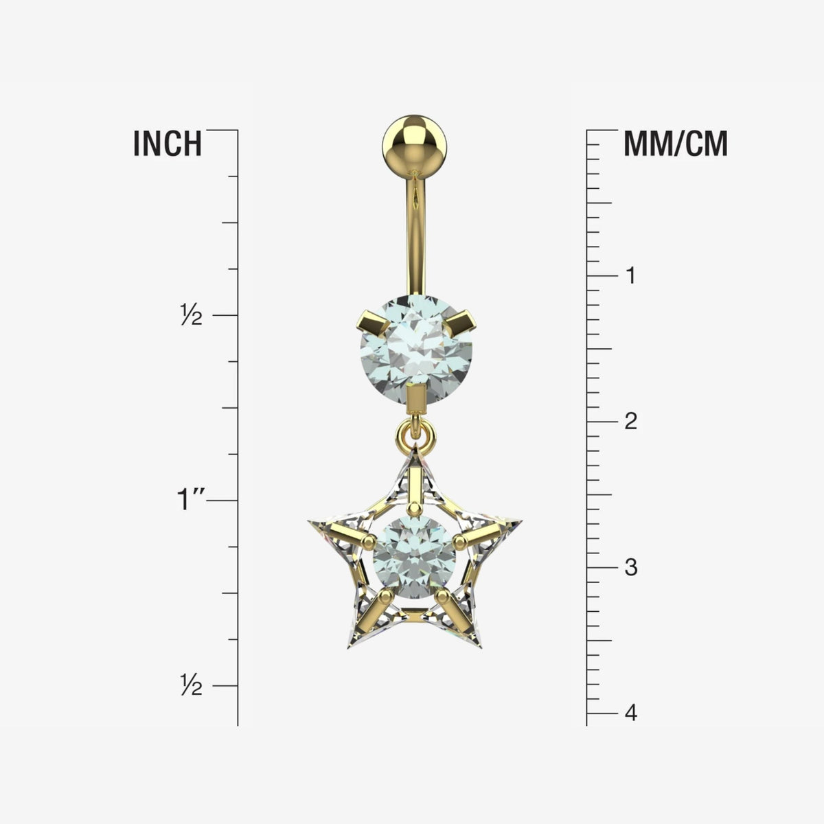 belly piercing jewellery - latest belly button jewelry for india women - IndoLibas