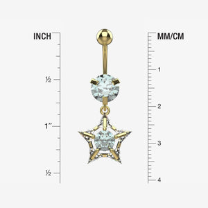 belly piercing jewellery - latest belly button jewelry for india women - IndoLibas