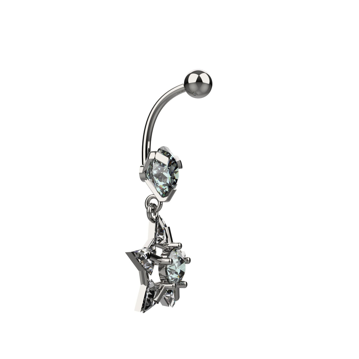 belly piercing jewellery - latest belly button jewelry for india women - IndoLibas