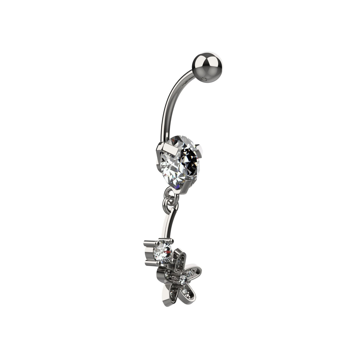 BTS Belly Ring - Gold Plated Belly Piercing Jewelry for Women - IndoLibas