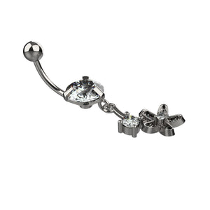 BTS Belly Ring - Gold Plated Belly Piercing Jewelry for Women - IndoLibas