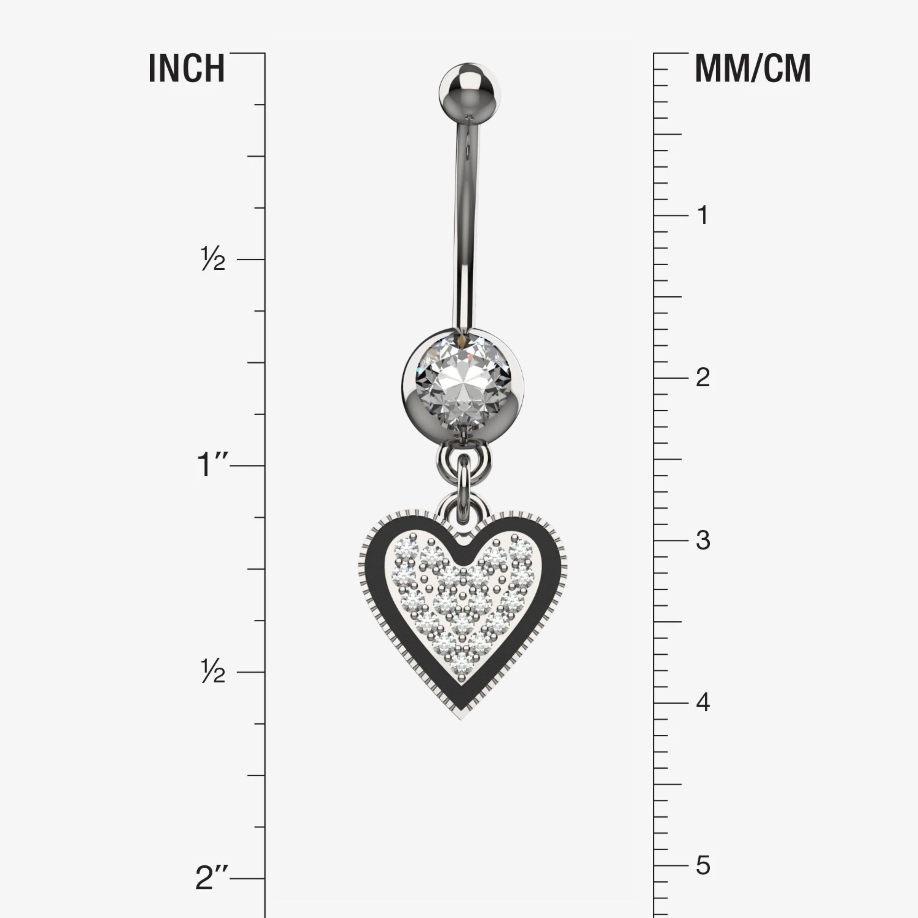 Belly Button Ring Piercing - Size Guide