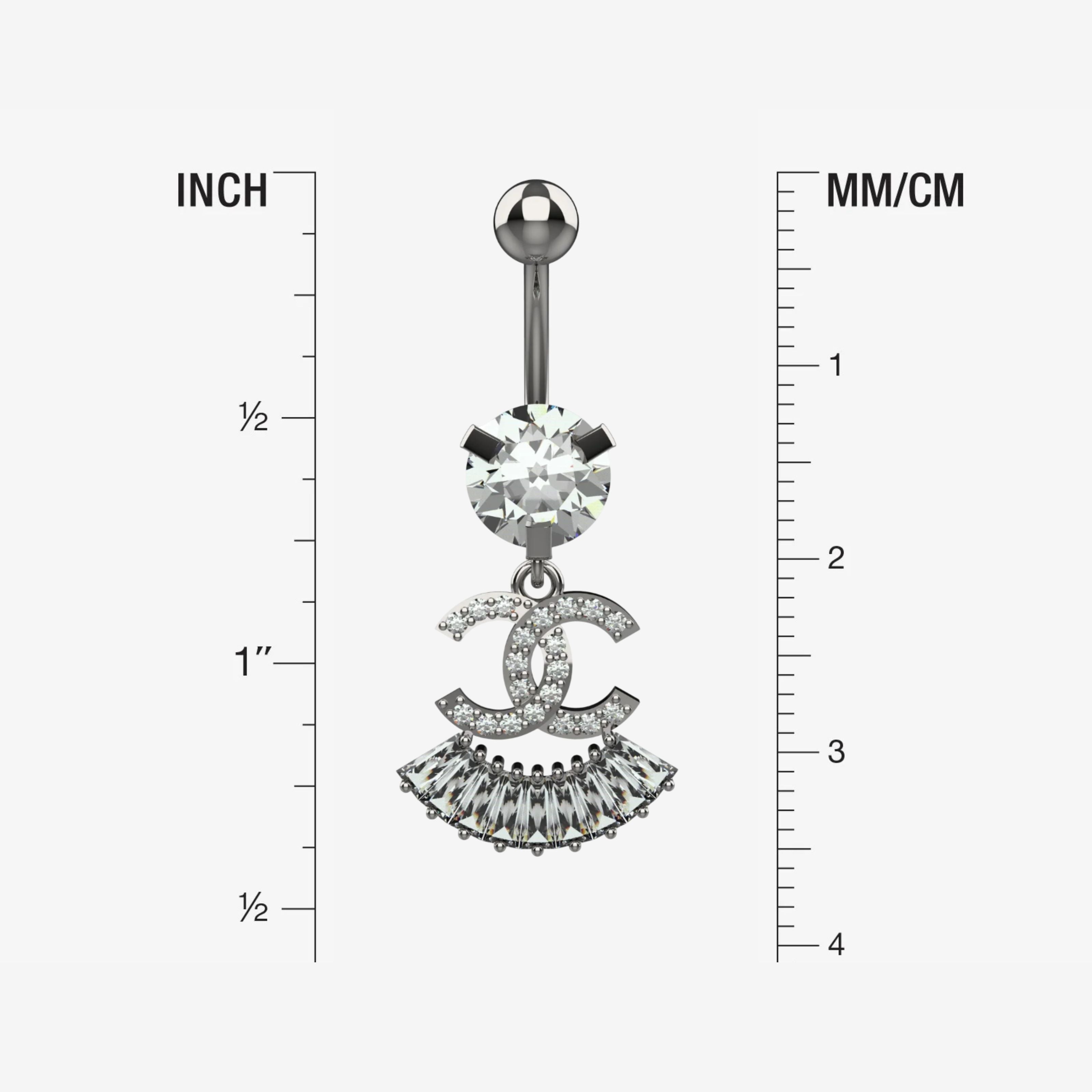 Belly Button Ring Piercing - Size Guide