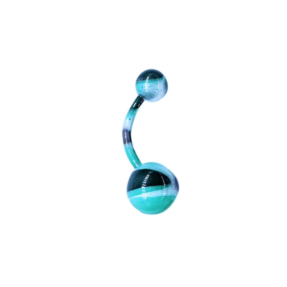 colorful belly ring piercing - stylish belly jewellery for women - IndoLibas