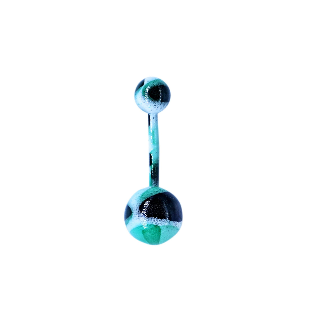 colorful belly ring piercing - stylish belly jewellery for women - IndoLibas