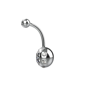 Crystal Navel Ring – Tummy Button Piercing Jewelry - IndoLibas