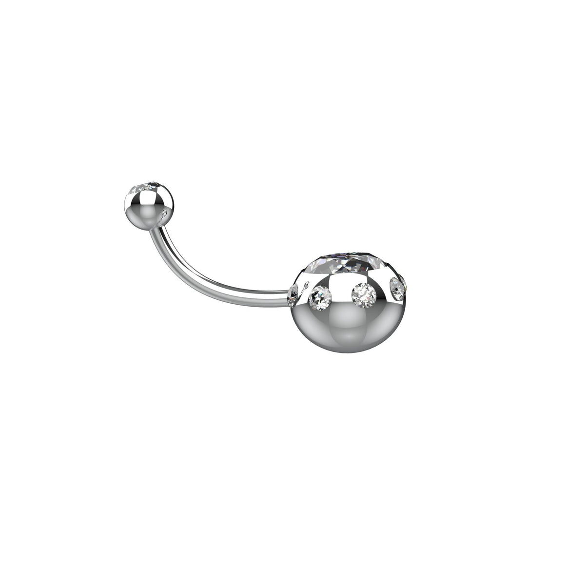 Crystal Navel Ring – Tummy Button Piercing Jewelry - IndoLibas