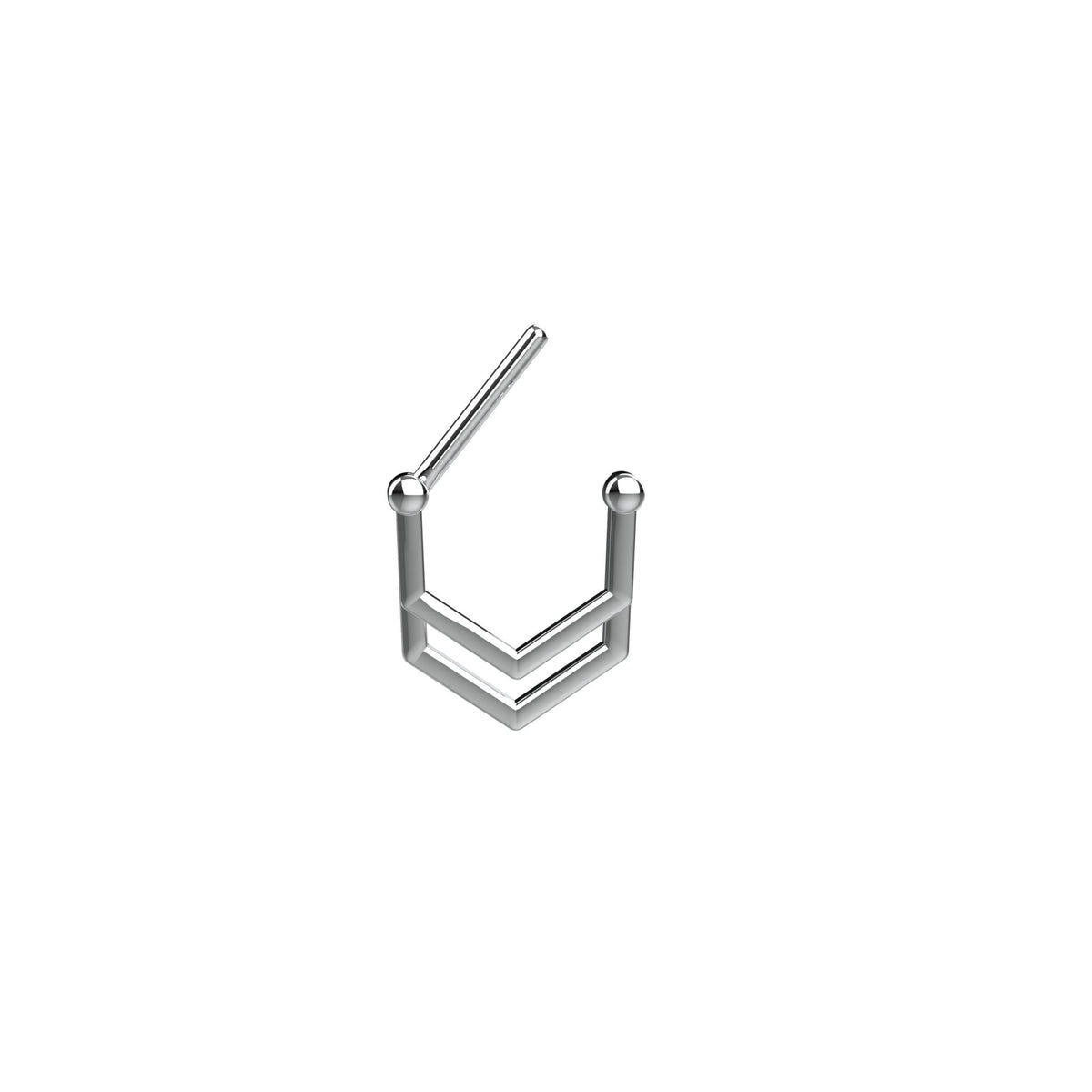 Ethnic nose piercing jewellery - tribal septum ring for women - IndoLibas