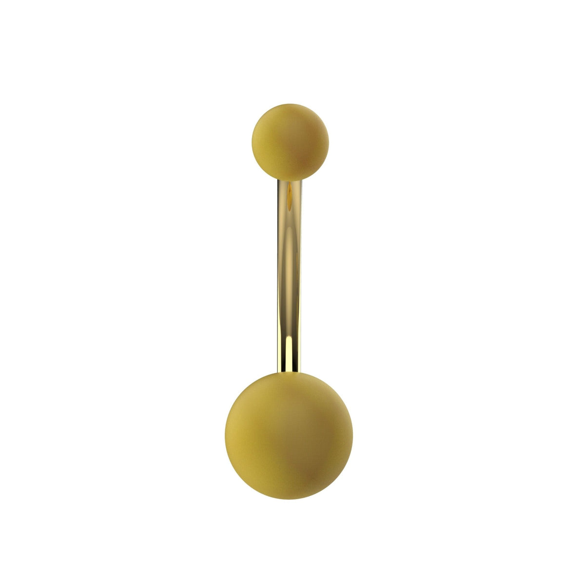 Gold Acrylic Navel Ring - Navel Piercing Jewelry - IndoLibas