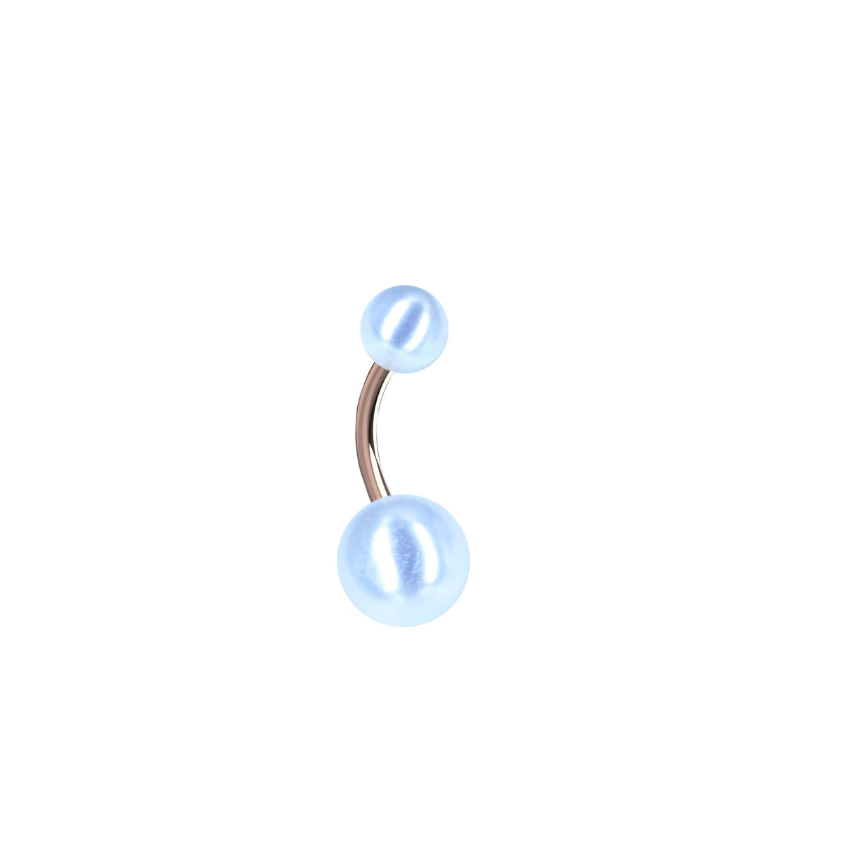 pearl belly ring piercing - gold and silver belly rings jewellery - IndoLibas