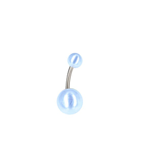 pearl belly ring piercing - gold and silver belly rings jewellery - IndoLibas