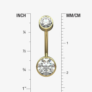 simple belly ring silver & gold - latest belly rings collection for indian women - IndoLibas