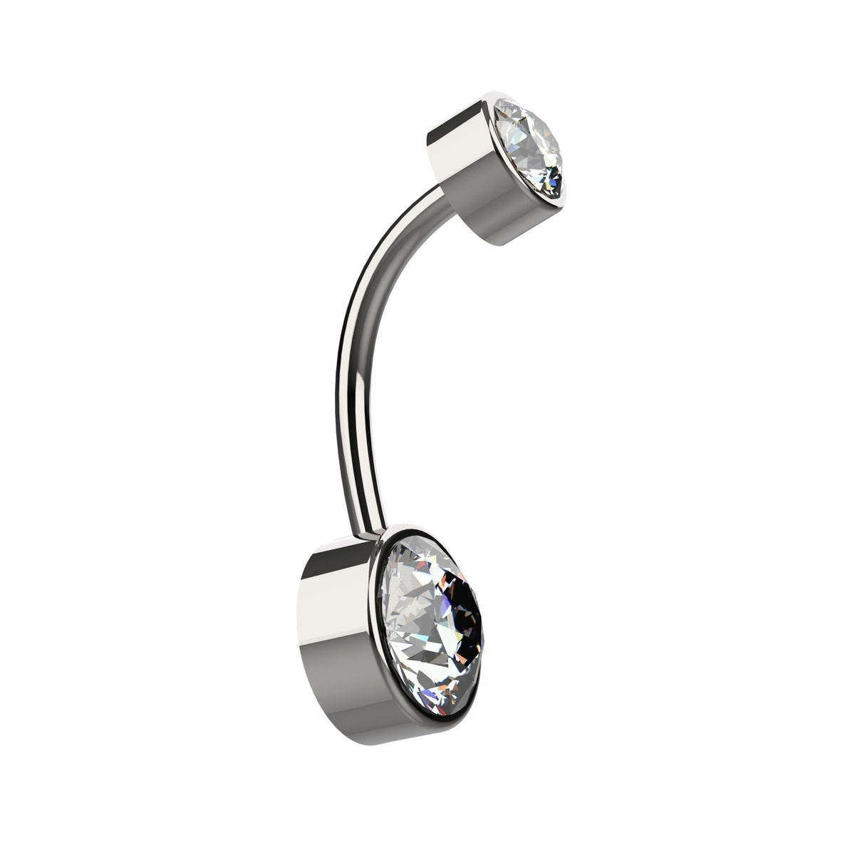 simple belly ring silver & gold - latest belly rings collection for indian women - IndoLibas